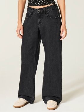 Hollister Andi Adjustable Waist Low-Rise Baggy Jeans